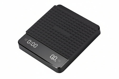 1Set Electronic Coffee Scale with Silicone Pad Digital Coffee Scale with Timer LED Display USB Charging Home Cafe Use Good Gift