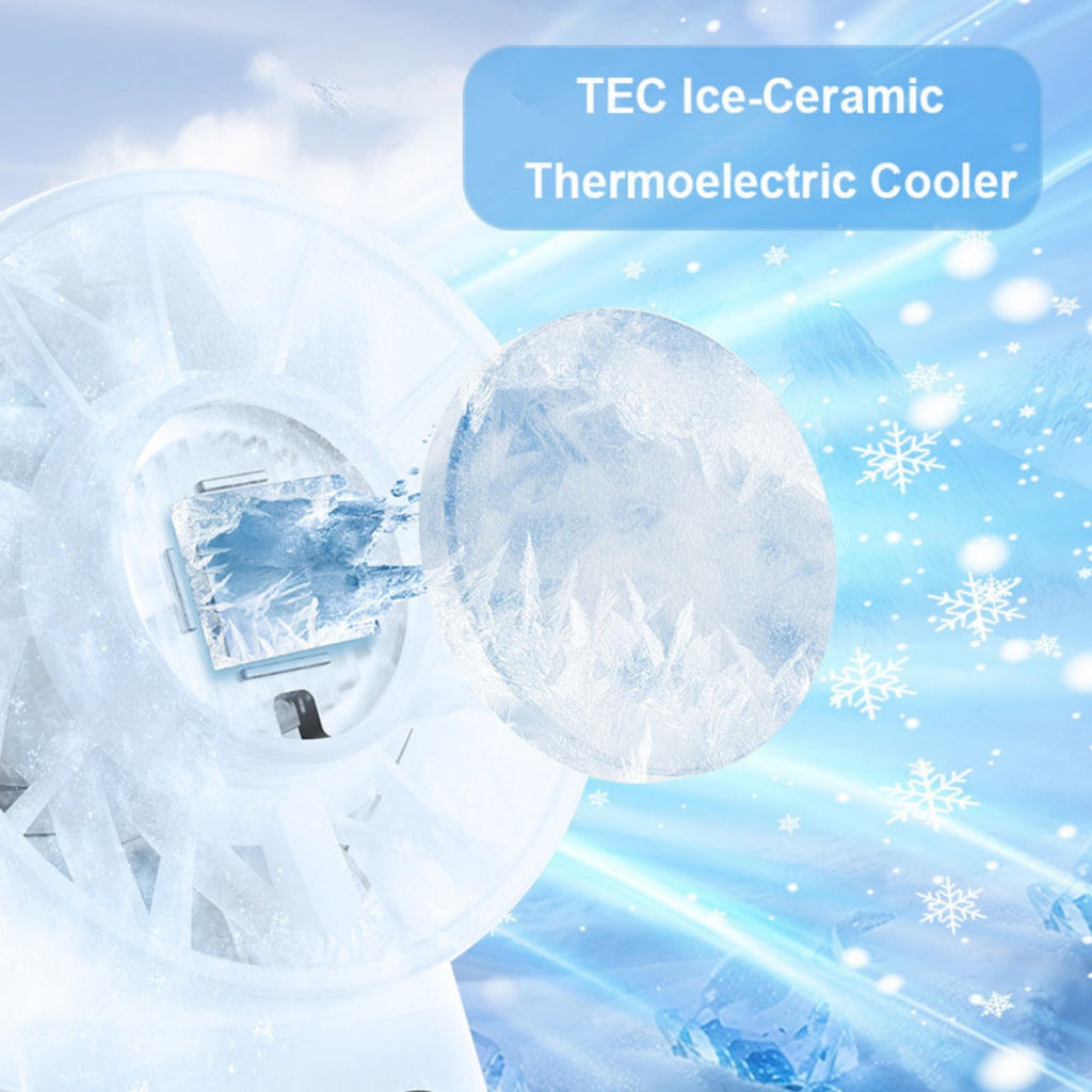 Handheld Portable Fan ,Speed Adjustable Turbo Mini Fans, 5000Mah Battery