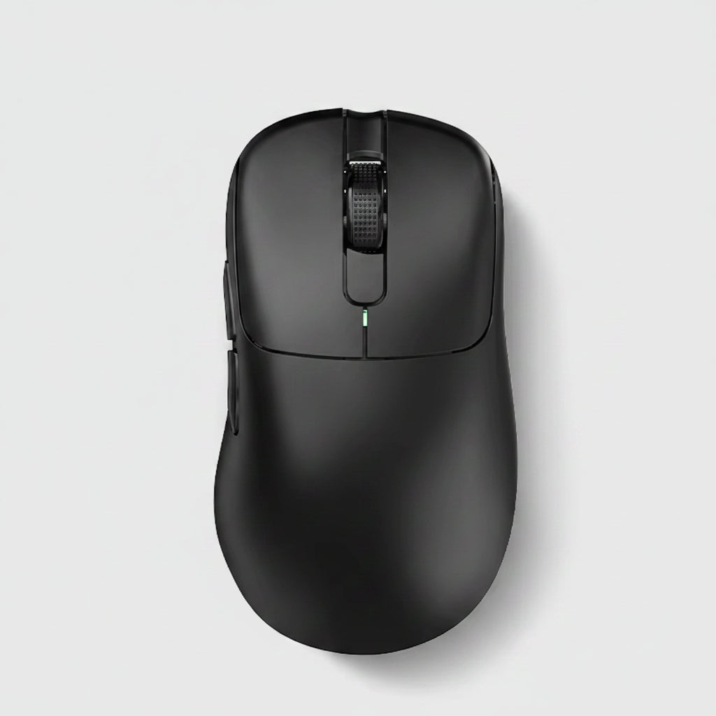 AJ179 PRO PAW3395 Lightweight Wired Wireless Mouse with Magnetic Charging Base Ergonomic Macro Gaming Mouse for PC Laptop