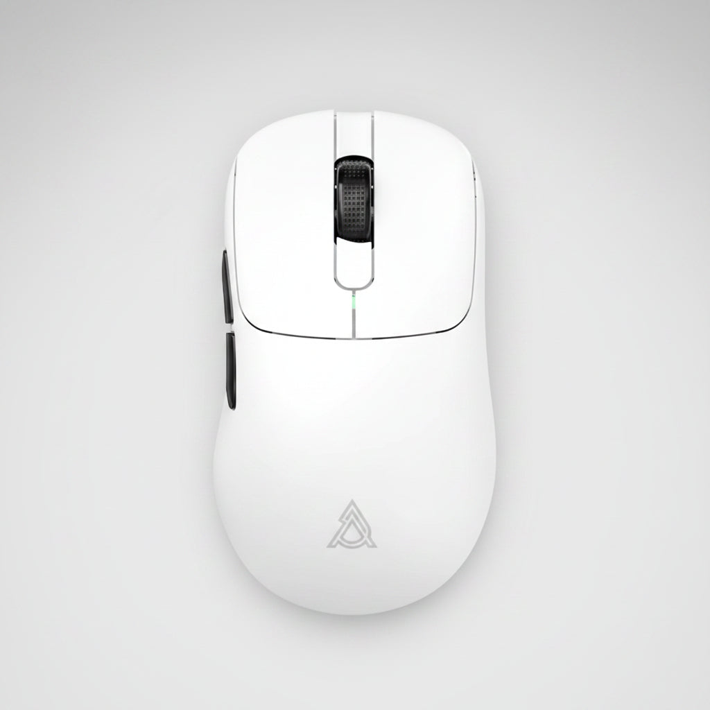 AJ179 PRO PAW3395 Lightweight Wired Wireless Mouse with Magnetic Charging Base Ergonomic Macro Gaming Mouse for PC Laptop