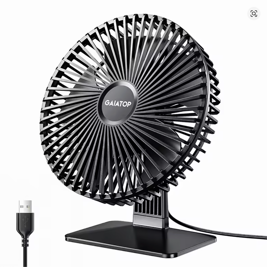 AeroGlow - Verstellbarer USB-Schreibtischventilator