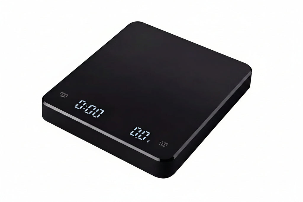 1Set Electronic Coffee Scale with Silicone Pad Digital Coffee Scale with Timer LED Display USB Charging Home Cafe Use Good Gift